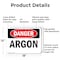 Signmission Argon Danger Sign, Aluminum, 18in W x 12in L, 2PK OS-2PACK-DS-A-1218-L-1032 - alternate 5